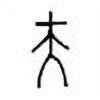 Oracle Bone Script: 夫 - 0