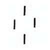 Oracle Bone Script: 少 - 0