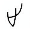 Oracle Bone Script: 止 - 0